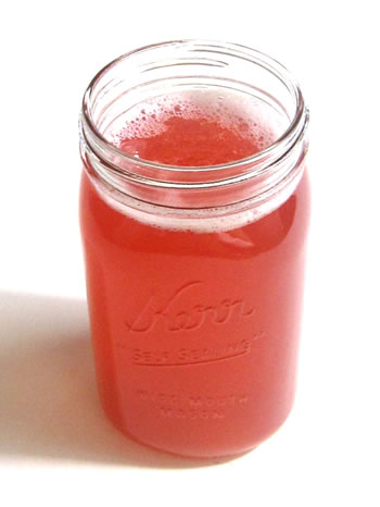 spring celebration – rhubarb syrup, jam and margarita