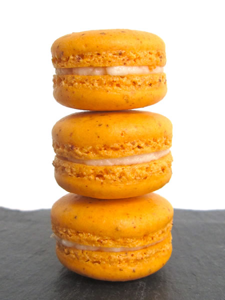 livin’ easy — creamsicle macarons