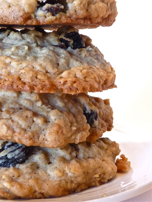 a moment to reflect – rum-raisin oatmeal cookies