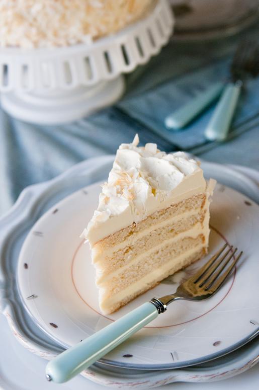singular sensation – coconut cream cake