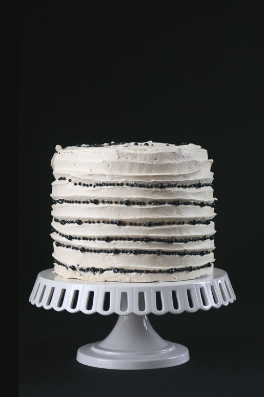 getting the party started – black & white cake