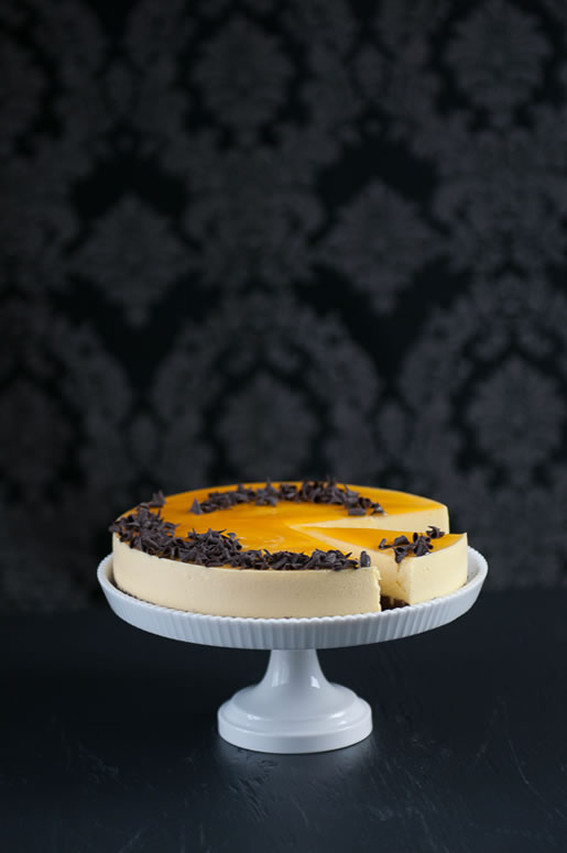 where love lies – passion fruit mousse cake