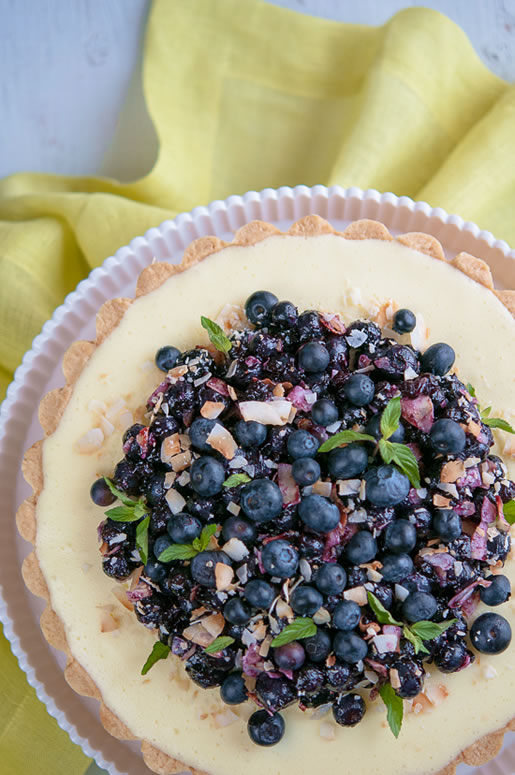 my maine thing – blueberry coconut-lime pie
